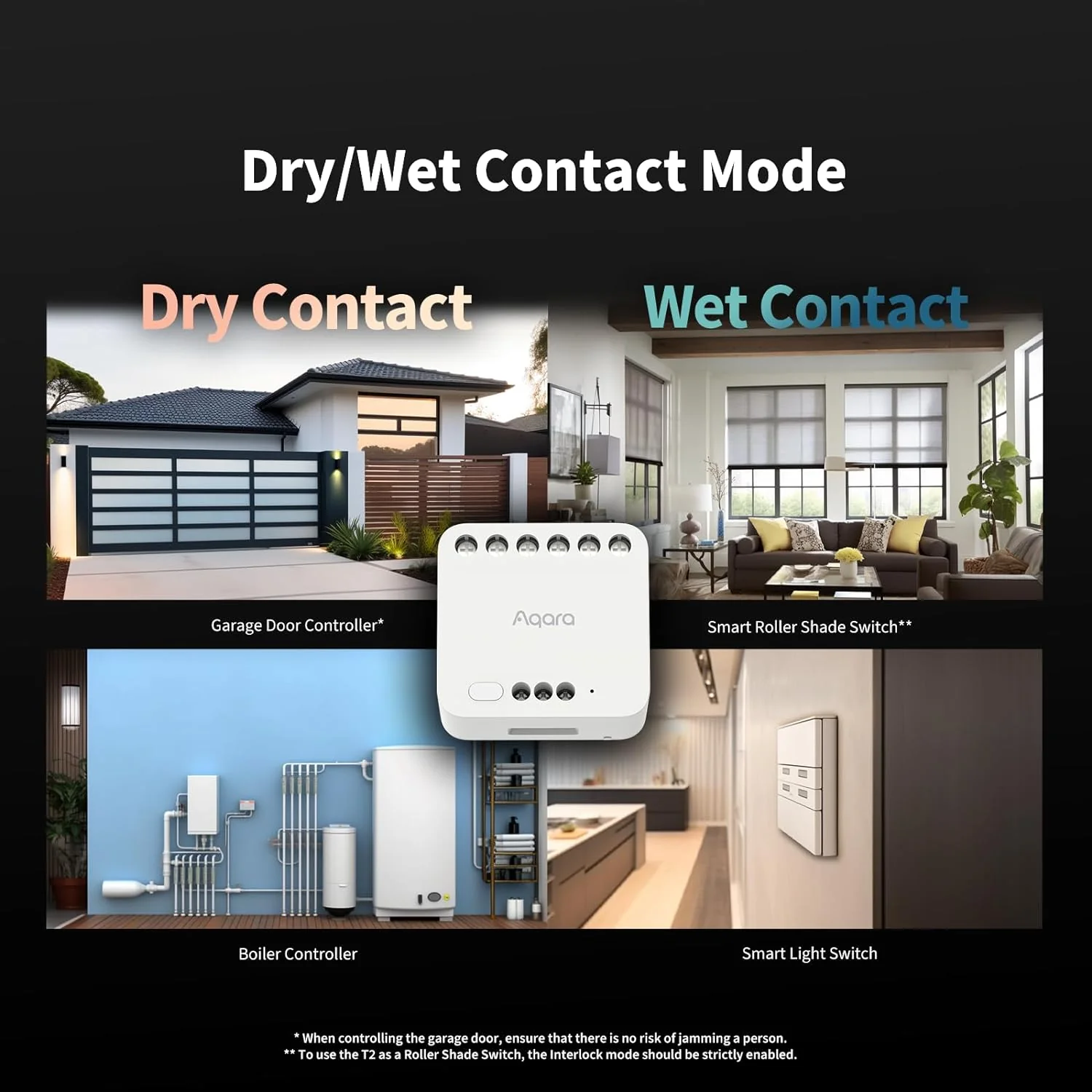 Aqara T2 Switch Double connecté (Matter) - Image 3